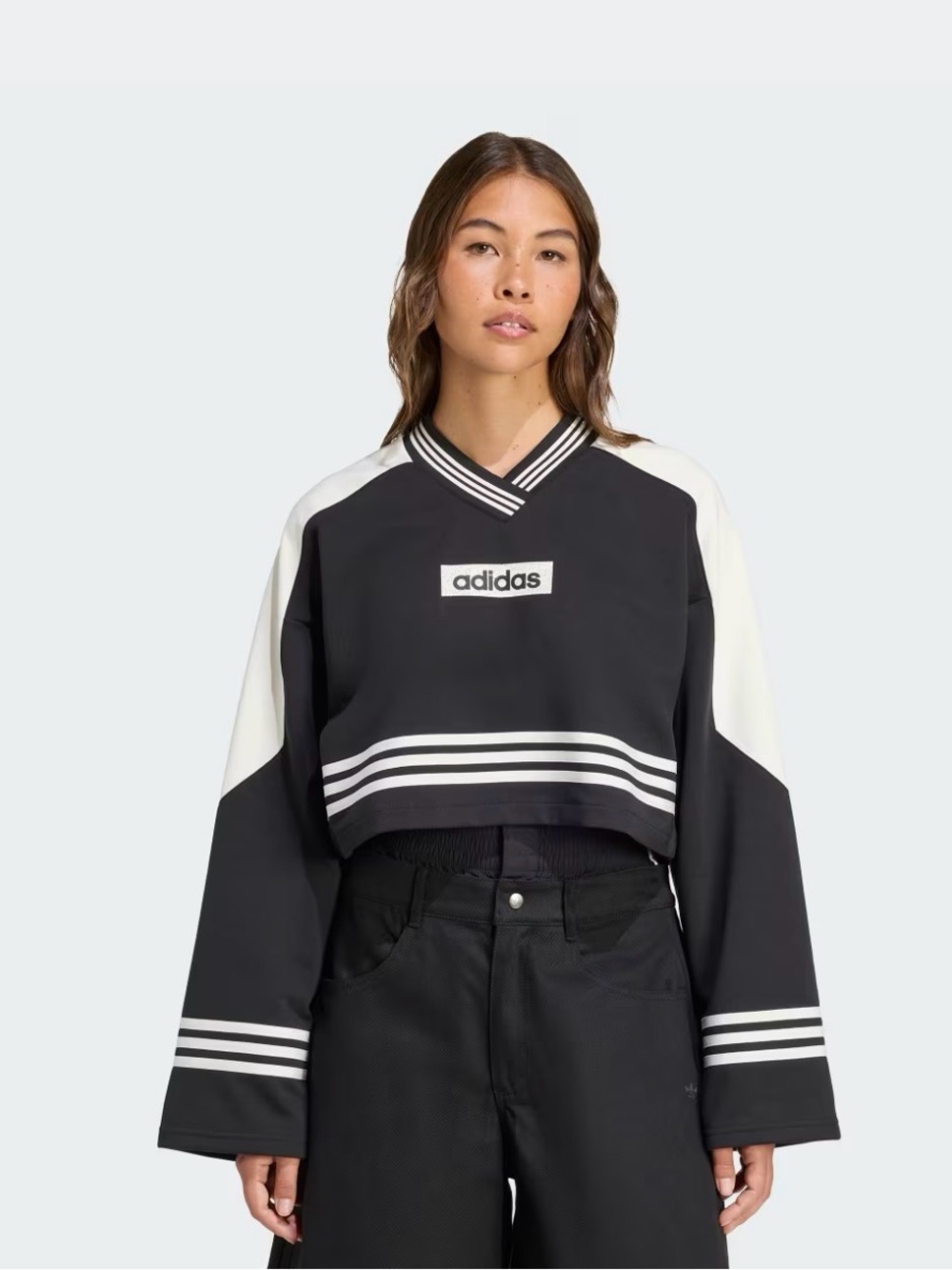 adidas Blocking Crewneck Sweatshirt Jersey Pullover